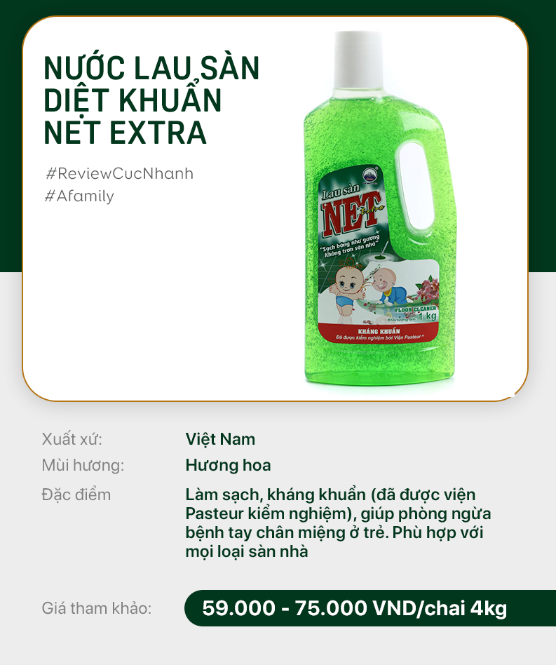 Review nhanh giá các loại nước lau sàn diệt khuẩn tốt phòng ngừa Corona - Ảnh 4.