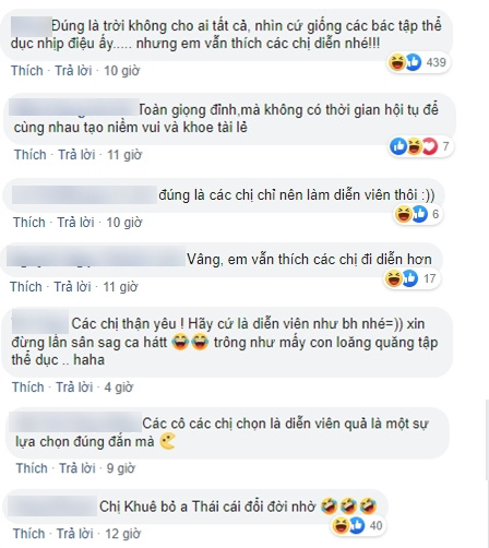 Hồng Diễm - Quỳnh Nga - Thu Quỳnh cực gợi cảm khi hát &quot;Đi đu đưa đi&quot;, vui nhất là phần bình luận của khán giả - Ảnh 7.