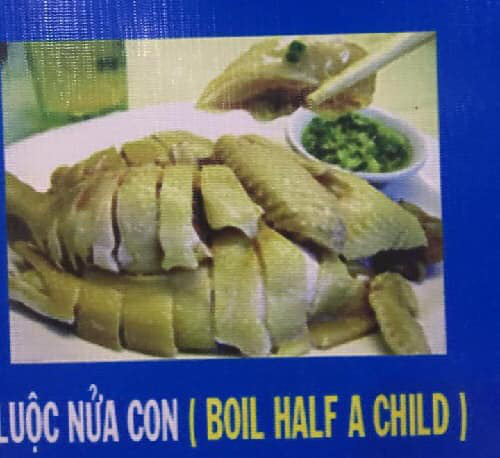 Cười đau bụng với menu tiếng Anh bá đạo made by chị Google, 99% không biết 