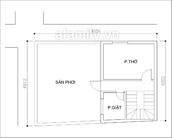 Thiết kế hợp lý nhà hai mặt ngõ 54 mét vuông