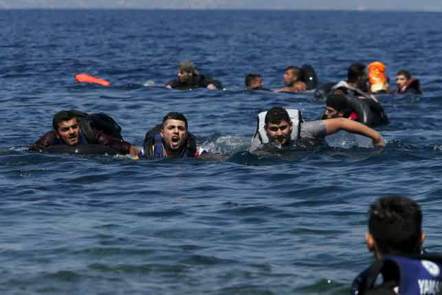 tị nạn, châu Âu, Lesbos, Hy Lạp