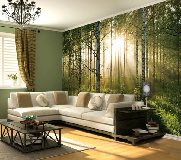 Trang trí phòng khách với những bức tranh tường đẹp mê hồn