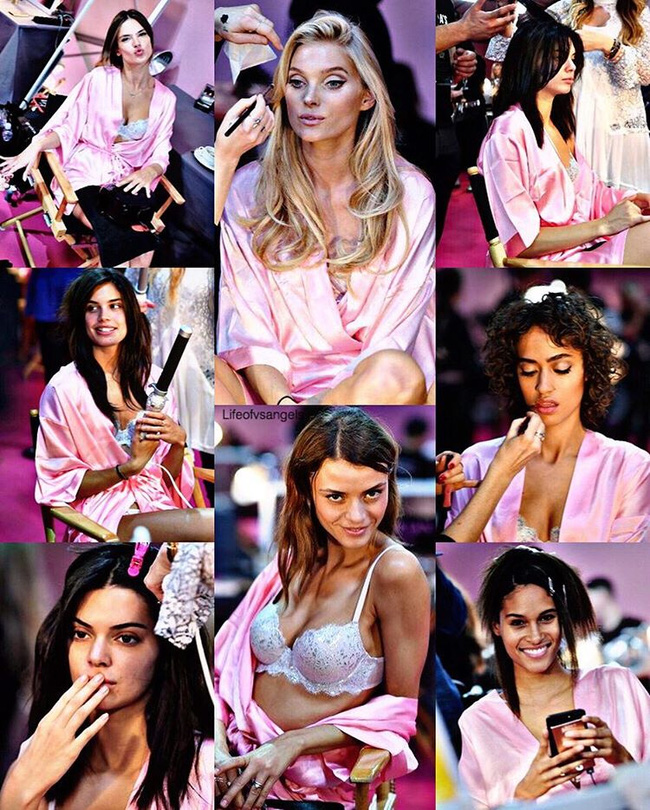 Victorias Secret Show 2016: Dàn mẫu bắt đầu makeup, làm tóc để chuẩn bị cho show diễn - Ảnh 3.