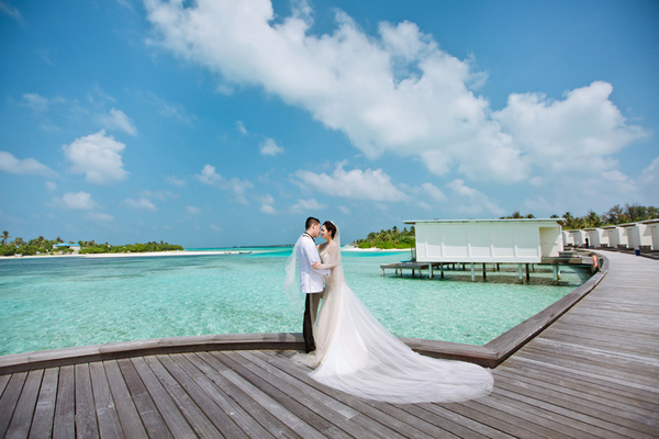 ảnh cưới maldives