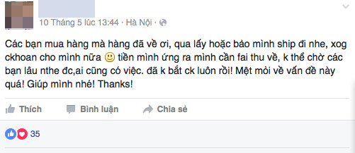 Chuyện những dân chơi đặt mua đồ nhưng thản nhiên... quên trả tiền - Ảnh 2.