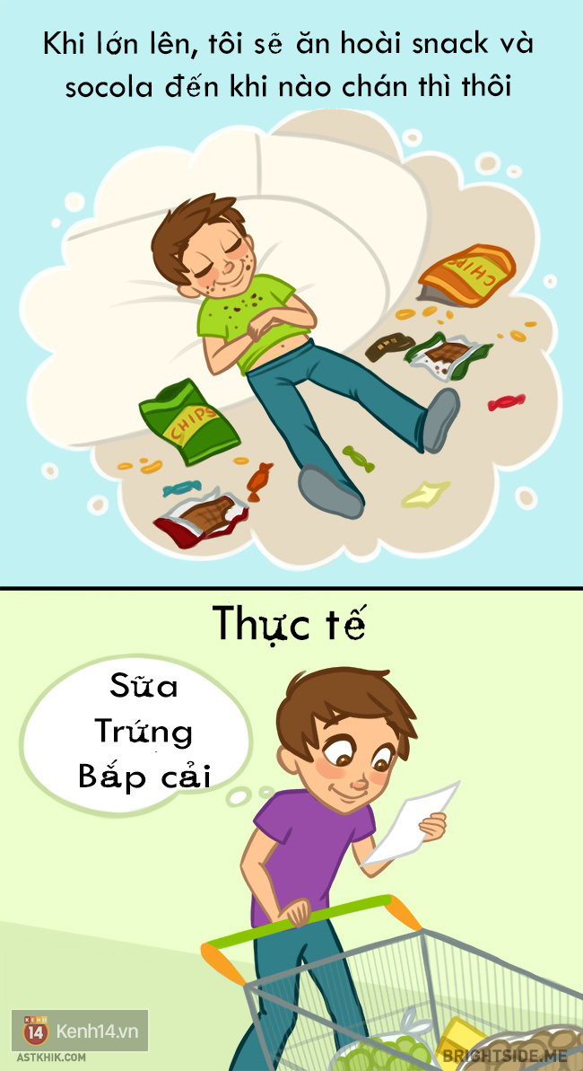 Bộ tranh: Sự thật phũ phàng về cuộc sống người lớn mà hồi nhỏ chúng ta không tưởng tượng nổi - Ảnh 9.