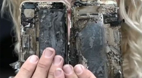 hot: iphone 7 phat no, xe o to bi chay hinh anh 1