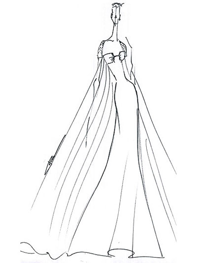 Tự thiết kế váy cưới cho ngày trọng đại của mình tại sao không  Thời  trang  Vietnam VietnamPlus