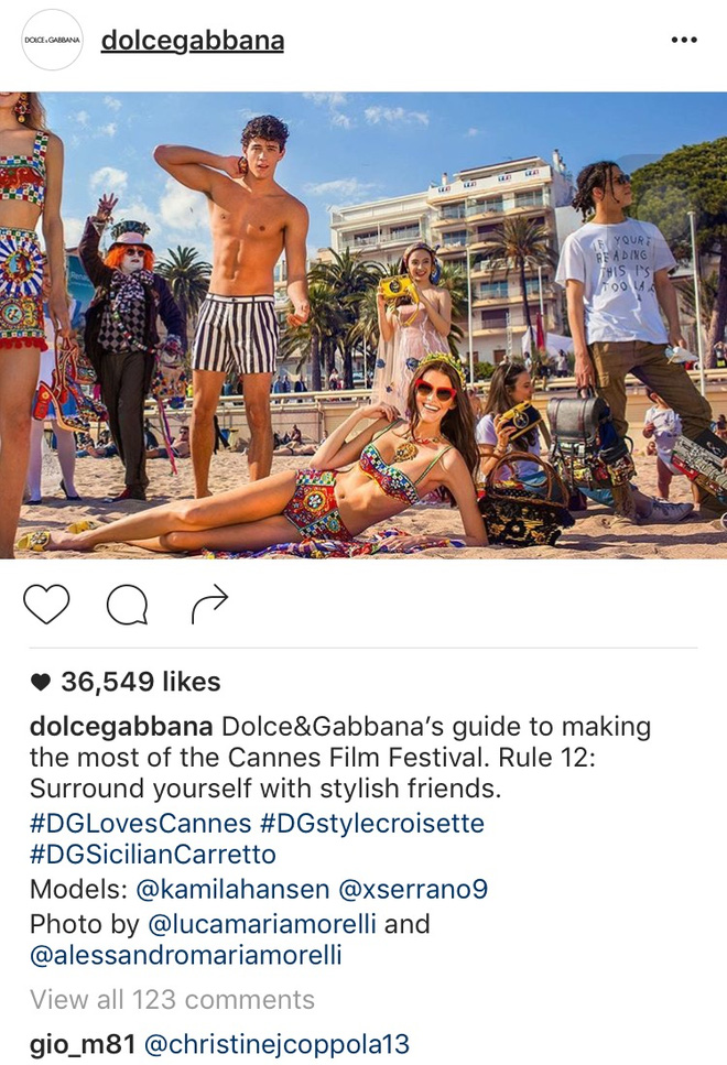 Angela Phương Trinh đột ngột xuất hiện trên Instagram Dolce&Gabbana - Ảnh 2.