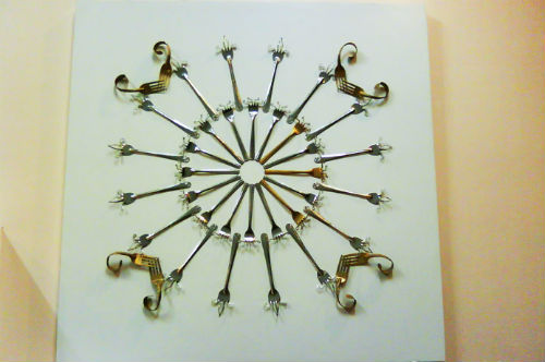 Ý tưởng décor sáng tạo với thìa và dĩa Ý tưởng décor sáng tạo với thìa và dĩa