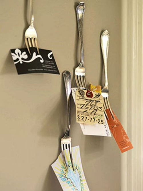 Ý tưởng décor sáng tạo với thìa và dĩa