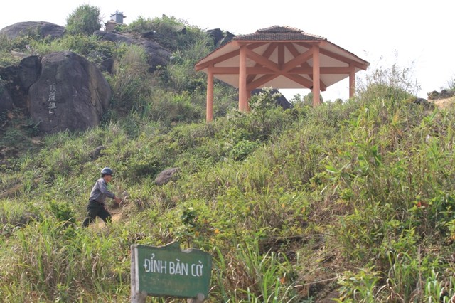 Đỉnh Bàn Cờ - Bán đảo Sơn Trà (Đà Nẵng), nơi con khỉ xuất hiện và tấn công người dân, du khách. Ảnh Đức Hoàng