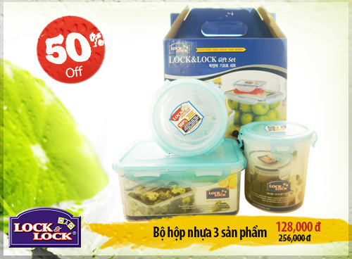 Ưu đ&atilde;i 55% - Lock&Lock sẻ chia &acirc;u lo c&ugrave;ng bạn 1