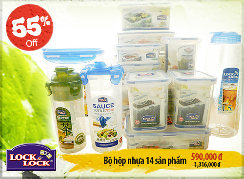 Ưu đ&atilde;i 55% - Lock&Lock sẻ chia &acirc;u lo c&ugrave;ng bạn 2