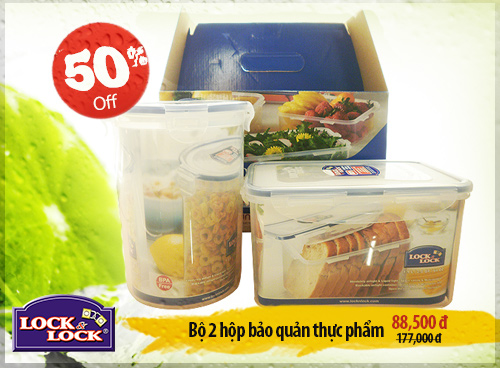 Ưu đ&atilde;i 55% - Lock&Lock sẻ chia &acirc;u lo c&ugrave;ng bạn 4