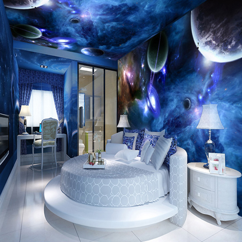 Mang không gian vũ trụ tuyệt đẹp đến ngay trong phòng ngủ của bạn với giấy dán tường phòng ngủ galaxy 3D. Với họa tiết chân thực, độ bóng và sắc nét, sản phẩm sẽ mang đến cho bạn trải nghiệm tuyệt vời như đang đứng trên một hành tinh khác. Đặc biệt, việc lắp đặt rất đơn giản và nhanh chóng. Hãy trang trí ngay cho căn phòng của bạn với sản phẩm độc đáo này!