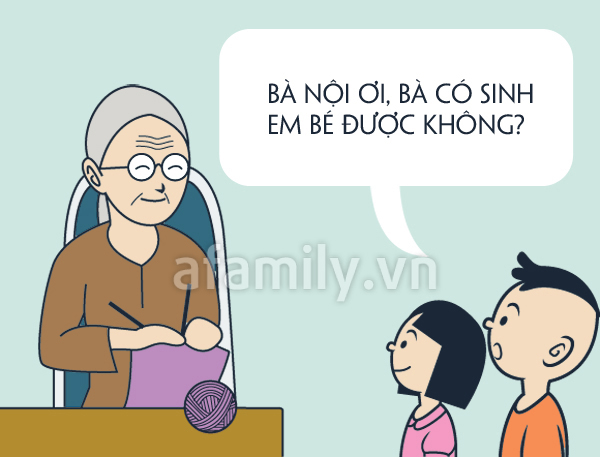 "Bà nội giống đực, bố giống cái" 2