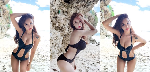 Hot girl dep nhat xu Han khoe than hinh tuyet my voi bikini