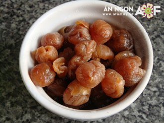 Mát bổ món chè rau câu táo nhãn