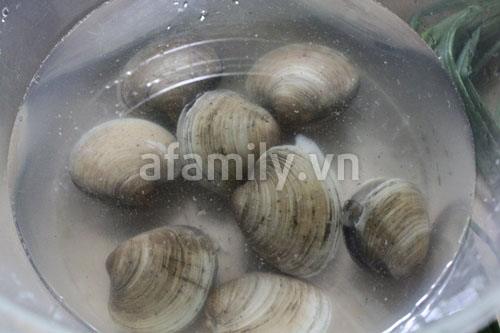Canh khế nấu nghêu mát lành thanh nhẹ 