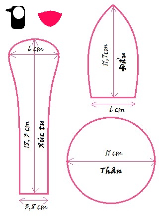 Gối bạch tuộc dễ thương mẹ may cho b&eacute; 