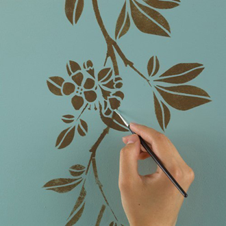 4 bước đơn giản tự vẽ tranh trang trí tường