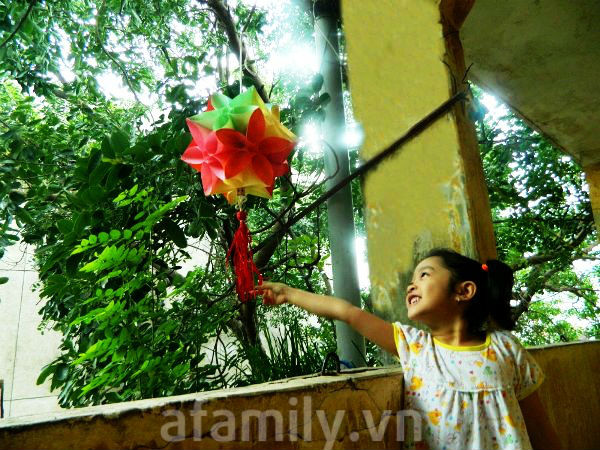 Tự làm đèn lồng giấy Trung thu siêu tốc