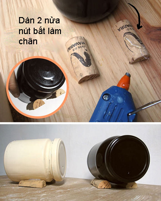 Mèo và thỏ dễ thương giữ cuộn chỉ tiện lợi 