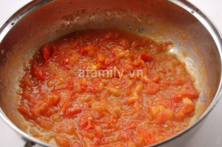 Đậu nhồi thịt xốt cà chua làm dễ ăn ngon 