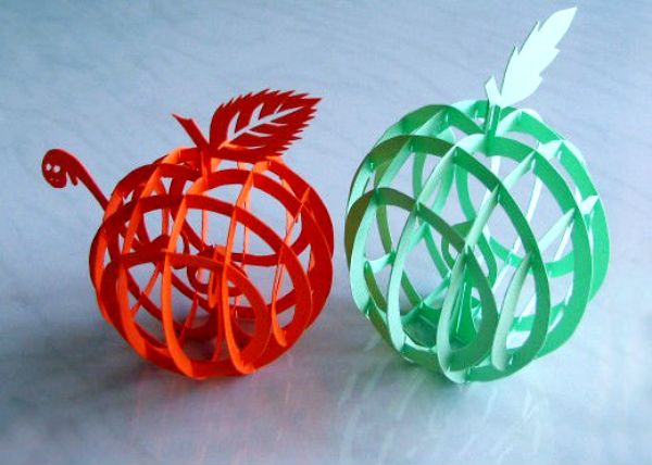 Tự ghép mô hình quả táo 3D cực ấn tượng