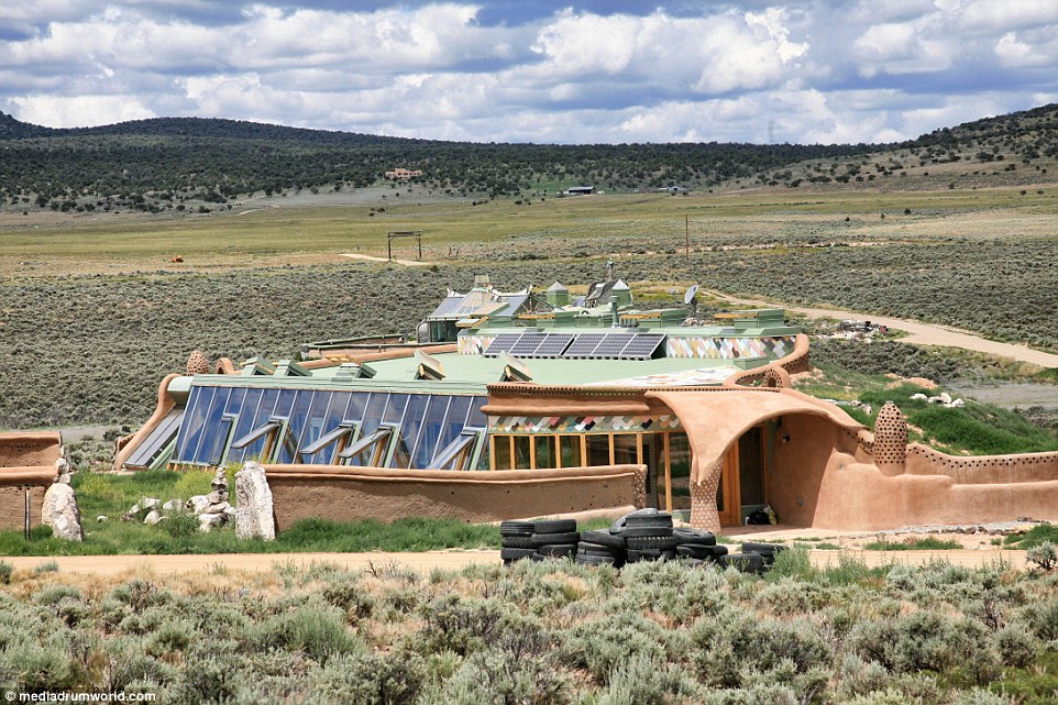 The houses use clever design and recycled materials to reduce their carbon footprint making them environmentally friendly