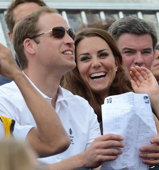 Vợ chồng Hoàng tử William nhí nhảnh tại Olympic 2012