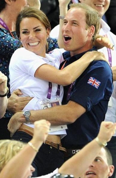 Vợ chồng Hoàng tử William nhí nhảnh tại Olympic 2012
