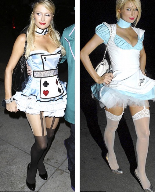Paris Hilton khoe d&aacute;ng chuẩn với trang phục Halloween 1