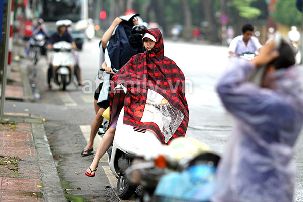 Ch&ugrave;m ảnh H&agrave; Nội một ng&agrave;y mưa