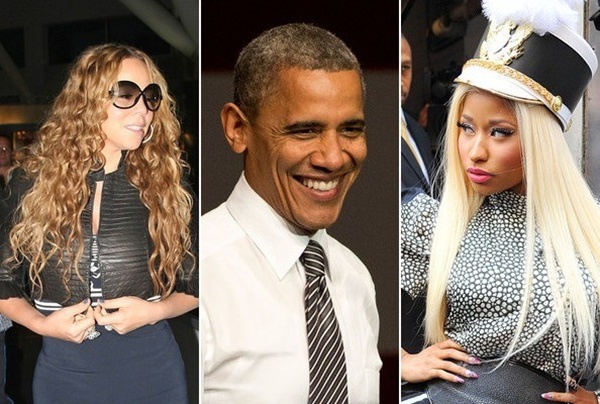 Khẩu chiến giữa Nicki và Mariah được tổng thống Mỹ quan tâm