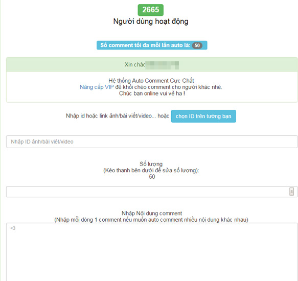 Tương tự bạn chỉ cần nhập nội dung cần bình luận, hệ thống sẽ tự động bình luận vào bài viết của bạn