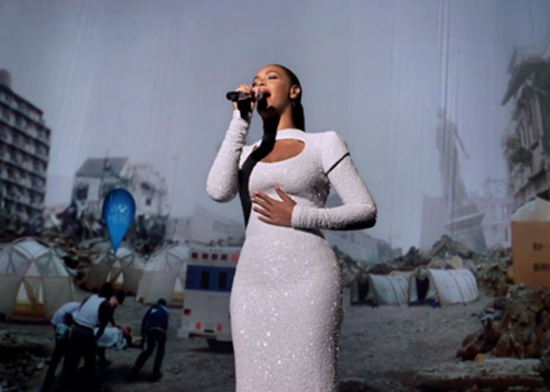 Beyonce Knowles ngọt ngào trong ca khúc từ thiện