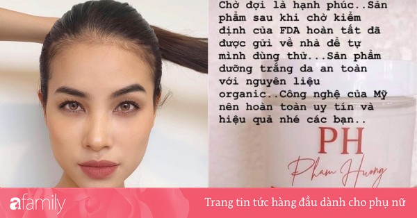 Phạm Hương ''khoe'' hình ảnh lọ kem mang tên mình, rục rịch kinh doanh nhưng lại bị vạch trần loạt chi tiết khó hiểu