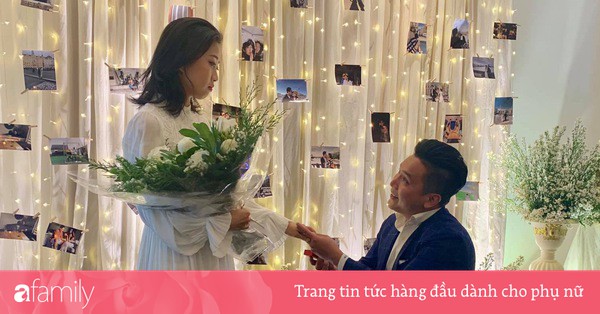 MC Liêu Hà Trinh được bạn trai kém tuổi quỳ gối cầu hôn sau thời gian yêu xa