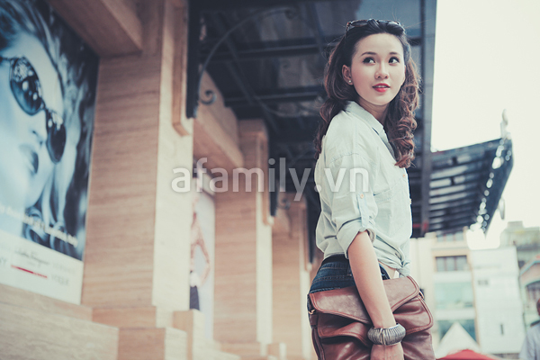 Đẹp năng động với chất liệu denim