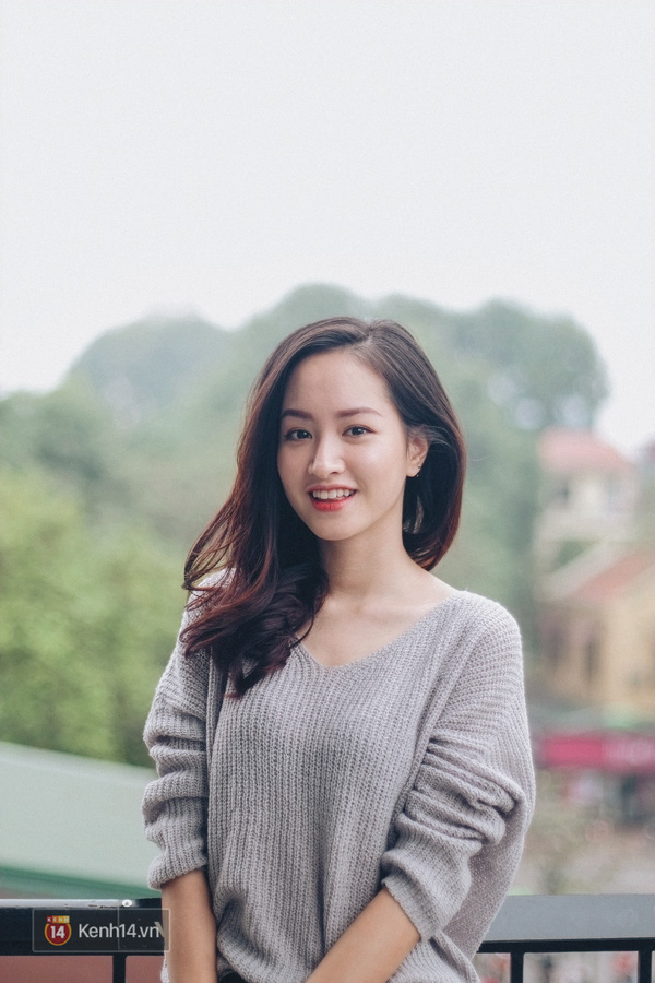 L&ecirc; Vi: C&ocirc; nữ sinh H&agrave; Nội sở hữu nụ cười xinh chết người - Ảnh 1.