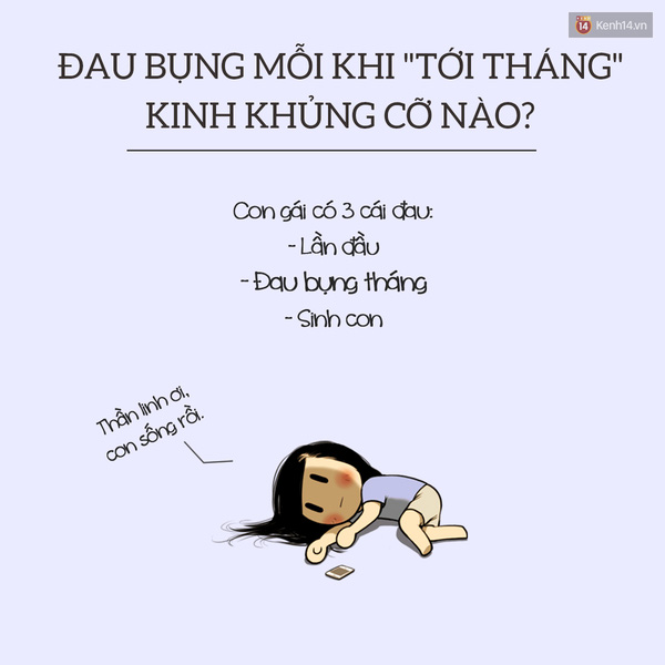 Cái đau thứ 2 mỗi tháng đến một lần...