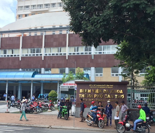 Bệnh viện đa khoa TP Cần Thơ, nơi xảy ra vụ việc.
