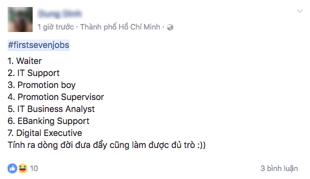 Kể về 7 công việc đầu tiên trong đời - Thử thách sắp sửa gây bão cộng đồng mạng! - Ảnh 5.