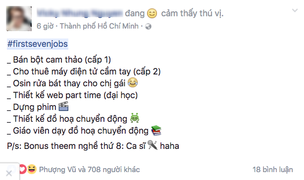 Kể về 7 công việc đầu tiên trong đời - Thử thách sắp sửa gây bão cộng đồng mạng! - Ảnh 6.