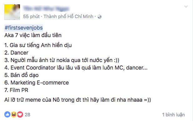 Kể về 7 công việc đầu tiên trong đời - Thử thách sắp sửa gây bão cộng đồng mạng! - Ảnh 9.