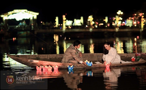 Ảnh cưới trên sông lãng mạn của Nhật Kim Anh 5
