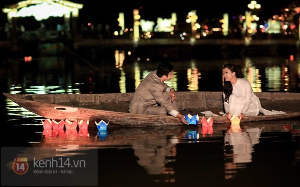 Ảnh cưới trên sông lãng mạn của Nhật Kim Anh 6