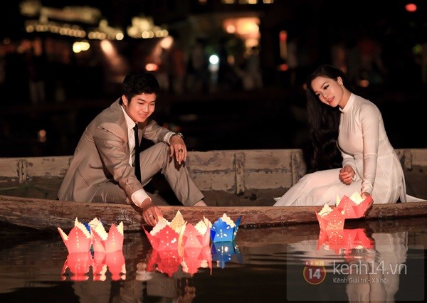 Ảnh cưới trên sông lãng mạn của Nhật Kim Anh 7